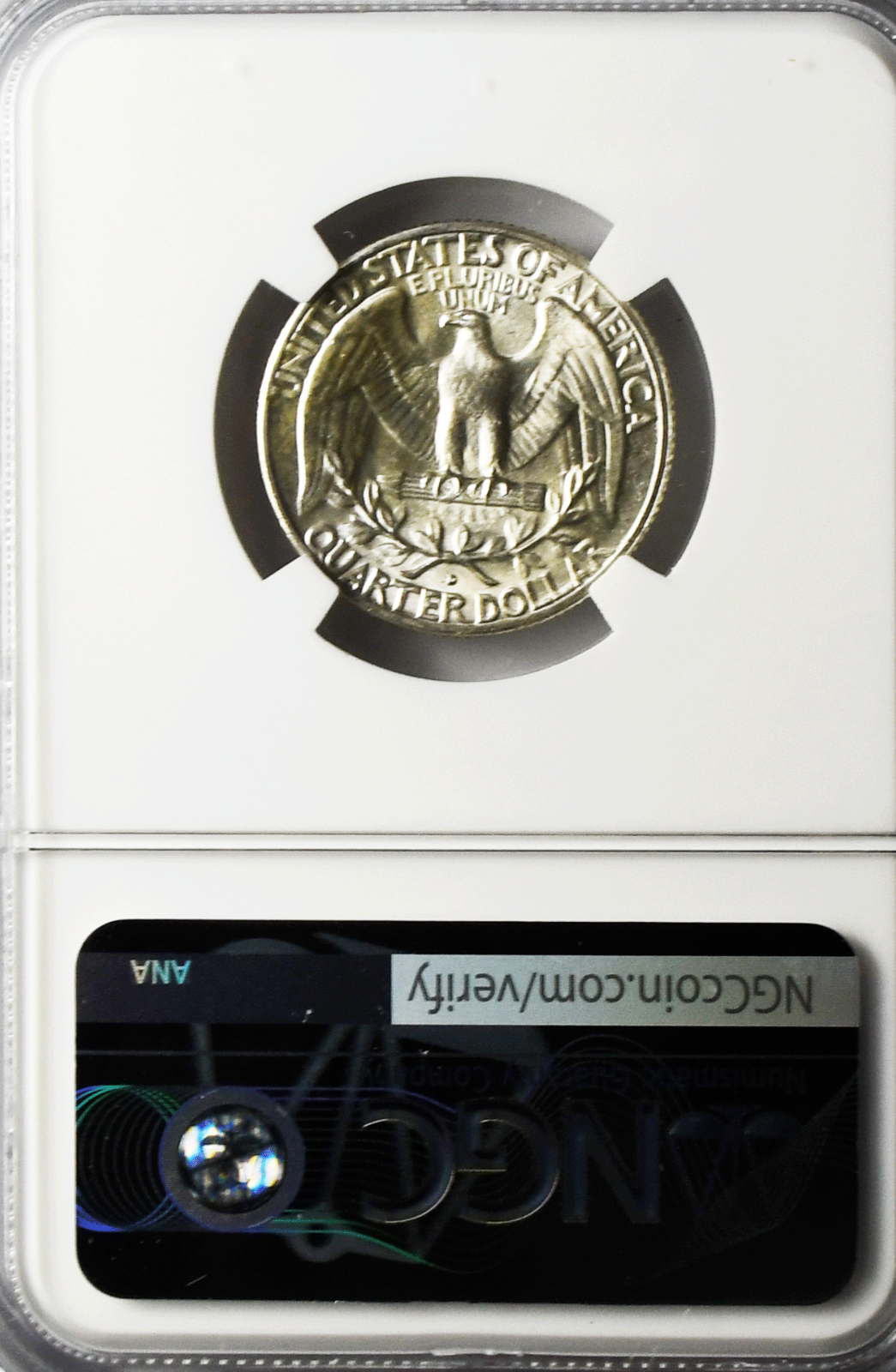 1950 D 25c Washington Silver Quarter Dollar NGC MS65 Brilliant Uncirculated