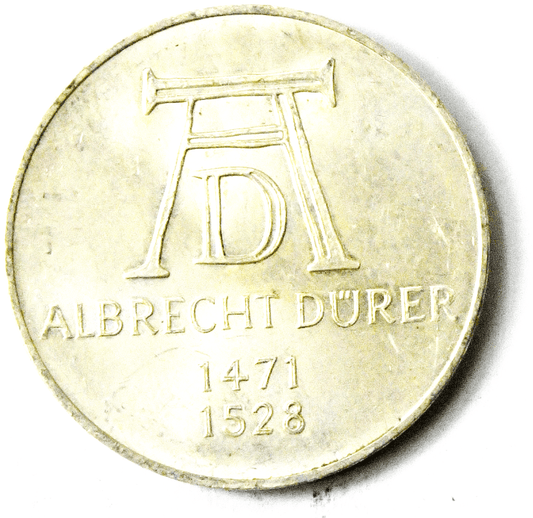 1971 D Germany Federal Republic 5 Five Mark Silver Coin KM#129