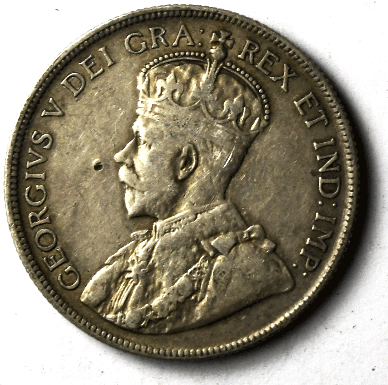 1918 C 50c Canada Newfoundland KM# 12 Rare Low Mintage