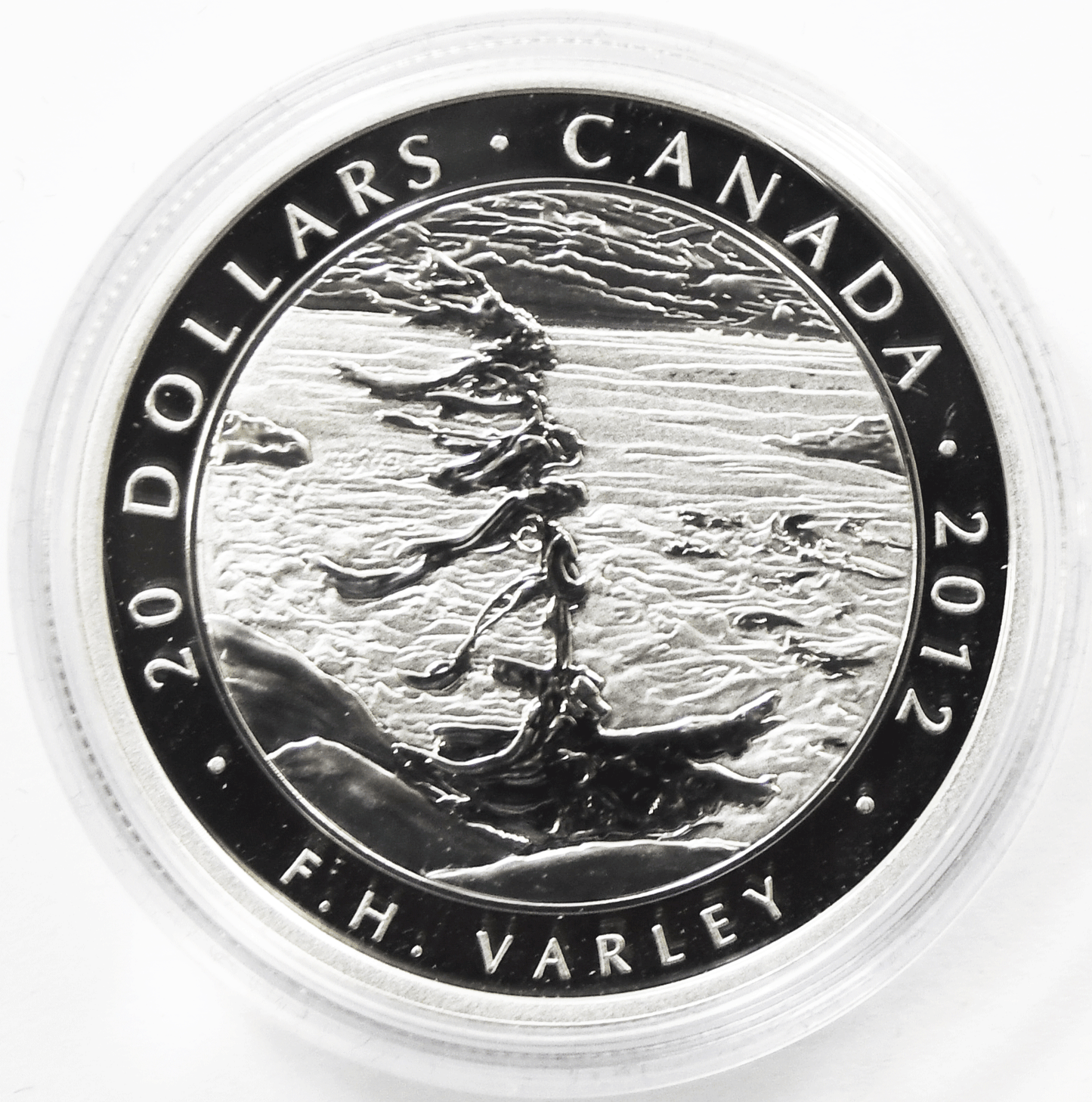 2012 Canada $20 Georgian Bay Stormy Weather .9999 Silver 1oz Proof Silver Coin