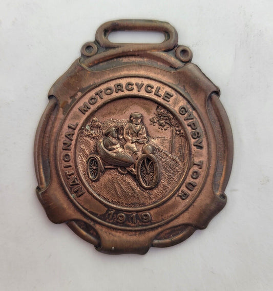 1919 Motorcycle Gypsy Tour Perfect Score National Tour Medal