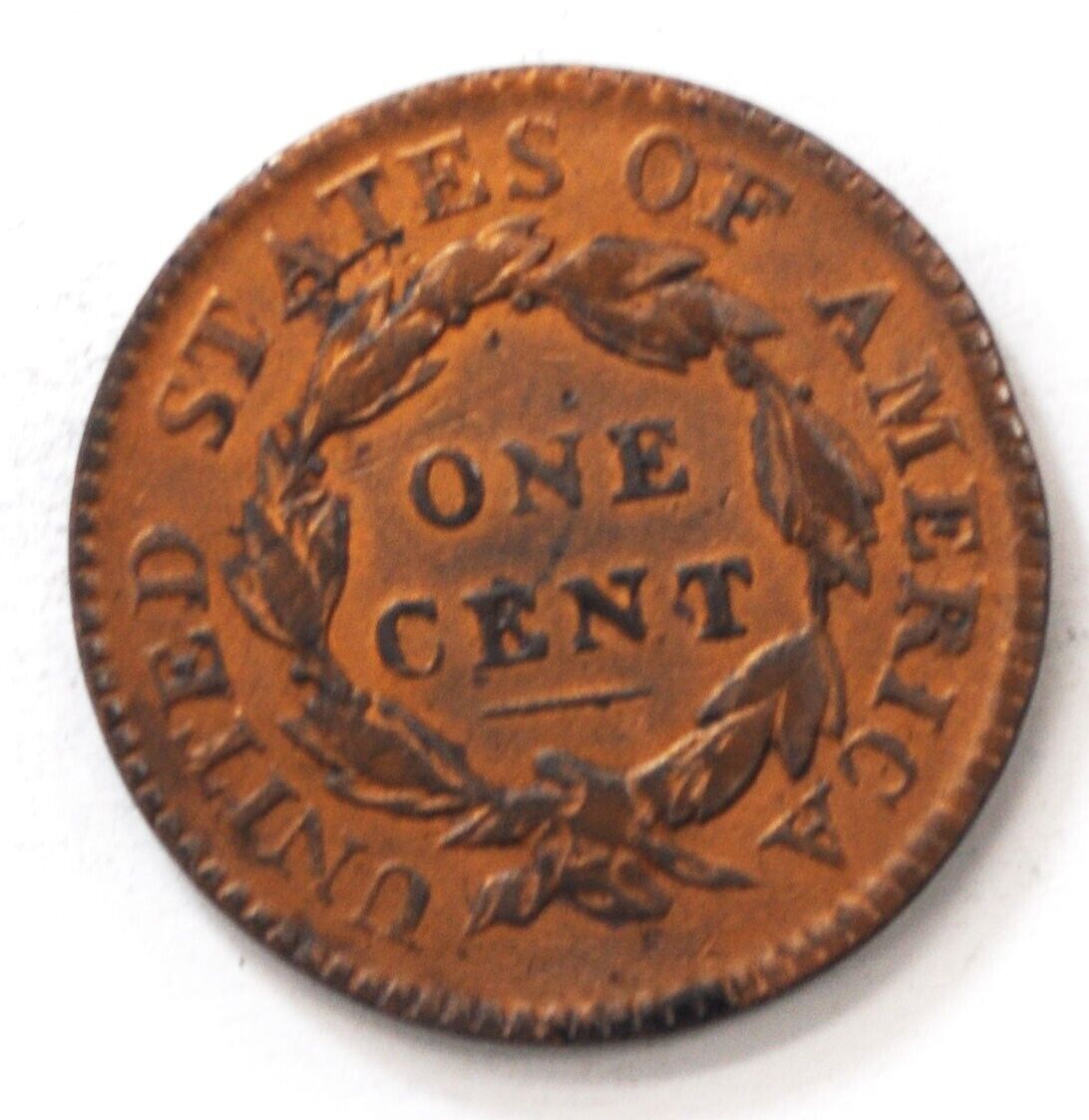 1817 1c Coronet Head Large Cent One Penny US Coin