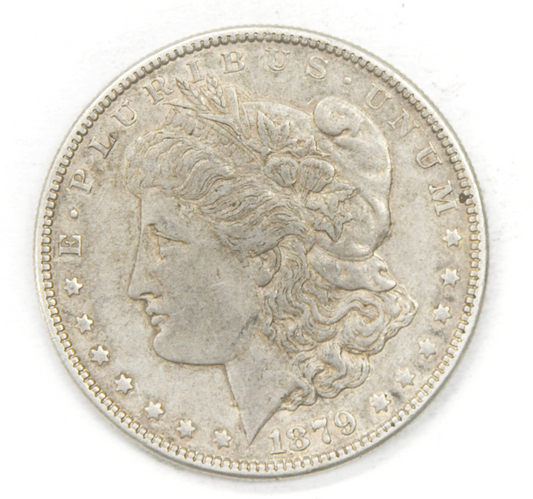1879 S 78 Reverse $1 Morgan Silver One Dollar Philadelphia VAM 9