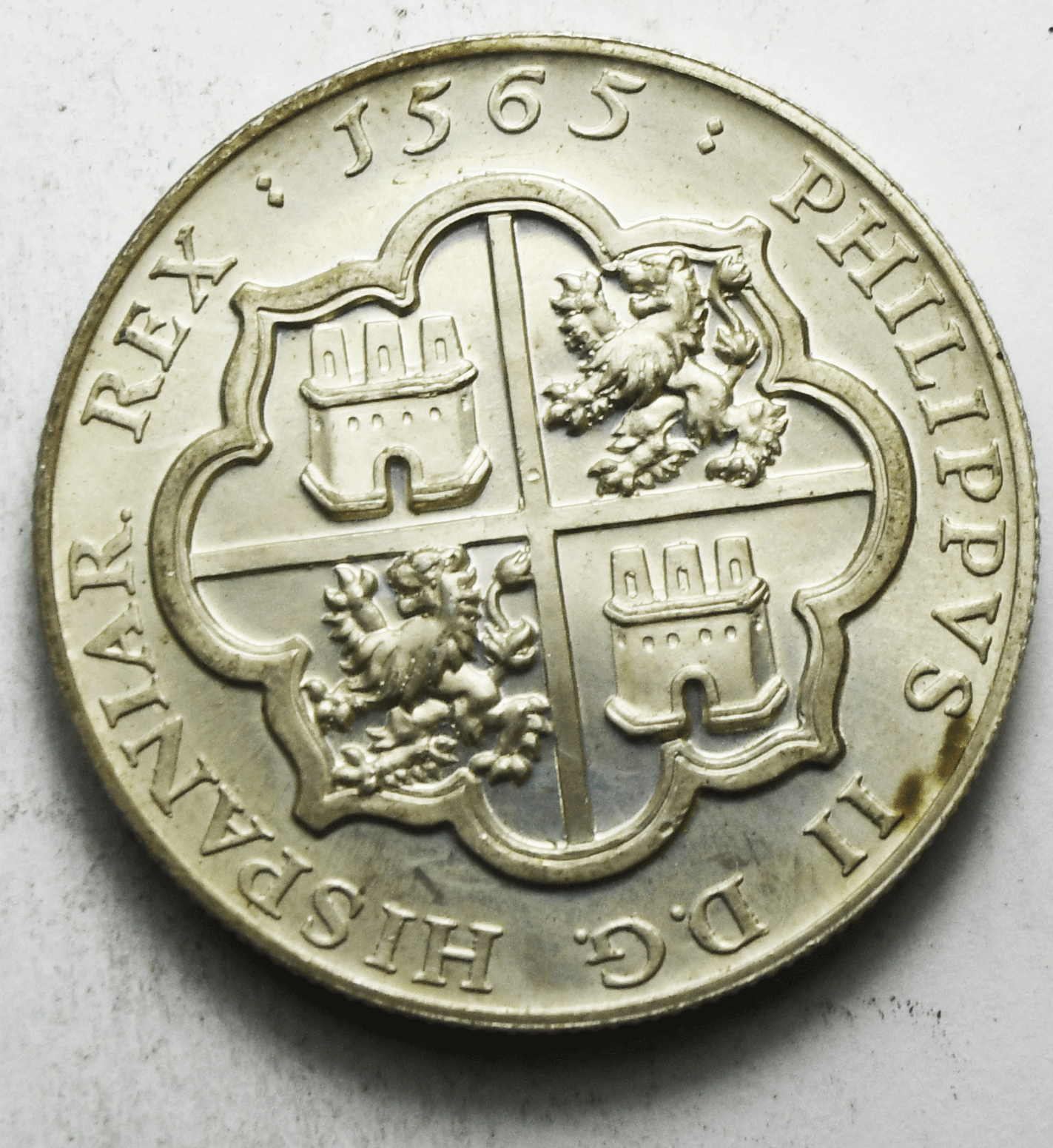 1965 St Augustine 400th So Called Half Dollar Silver Medal BU Heraldic Art