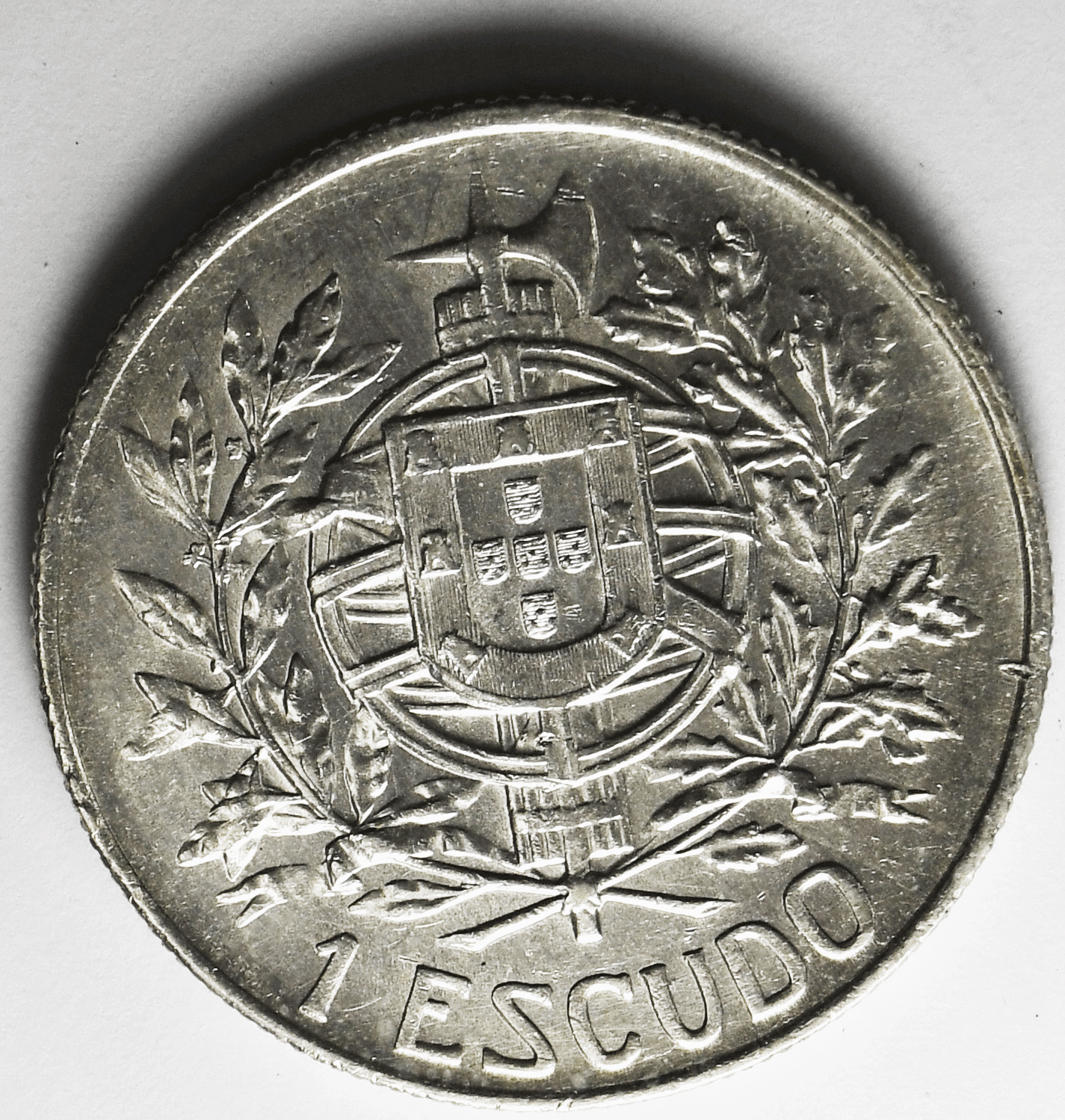 1910 Portugal Silver Escudo KM# 560 Struck in 1914
