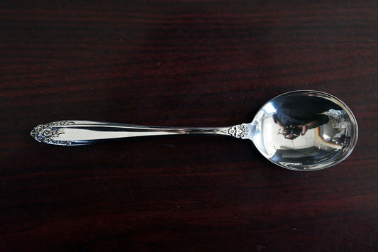 Prelude by International Sterling 6 1/2" Round Bowl Soup Cream Spoon 1.2 oz.