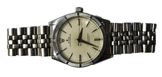 1945 Men's Rolex Oyster Perpetual 6569 Stainless Steel 34mm 1030 Automatic
