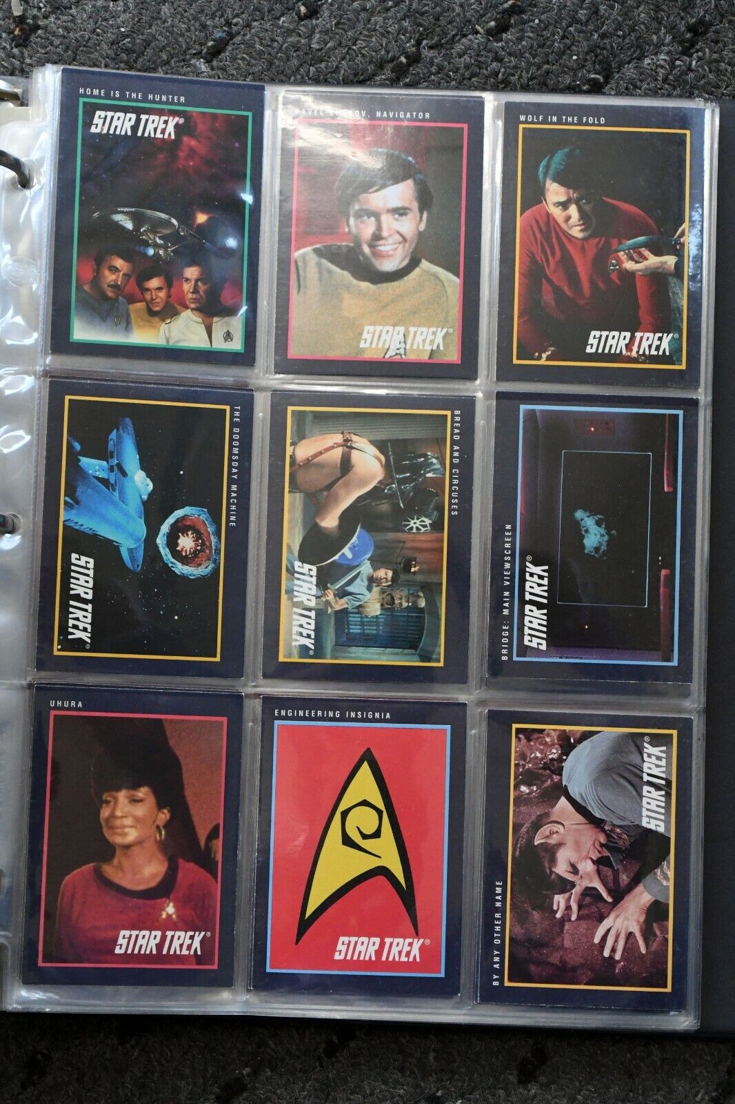 1991 25th Anniversary Star Trek 209 pc. Trading Card Set Impel Paramount