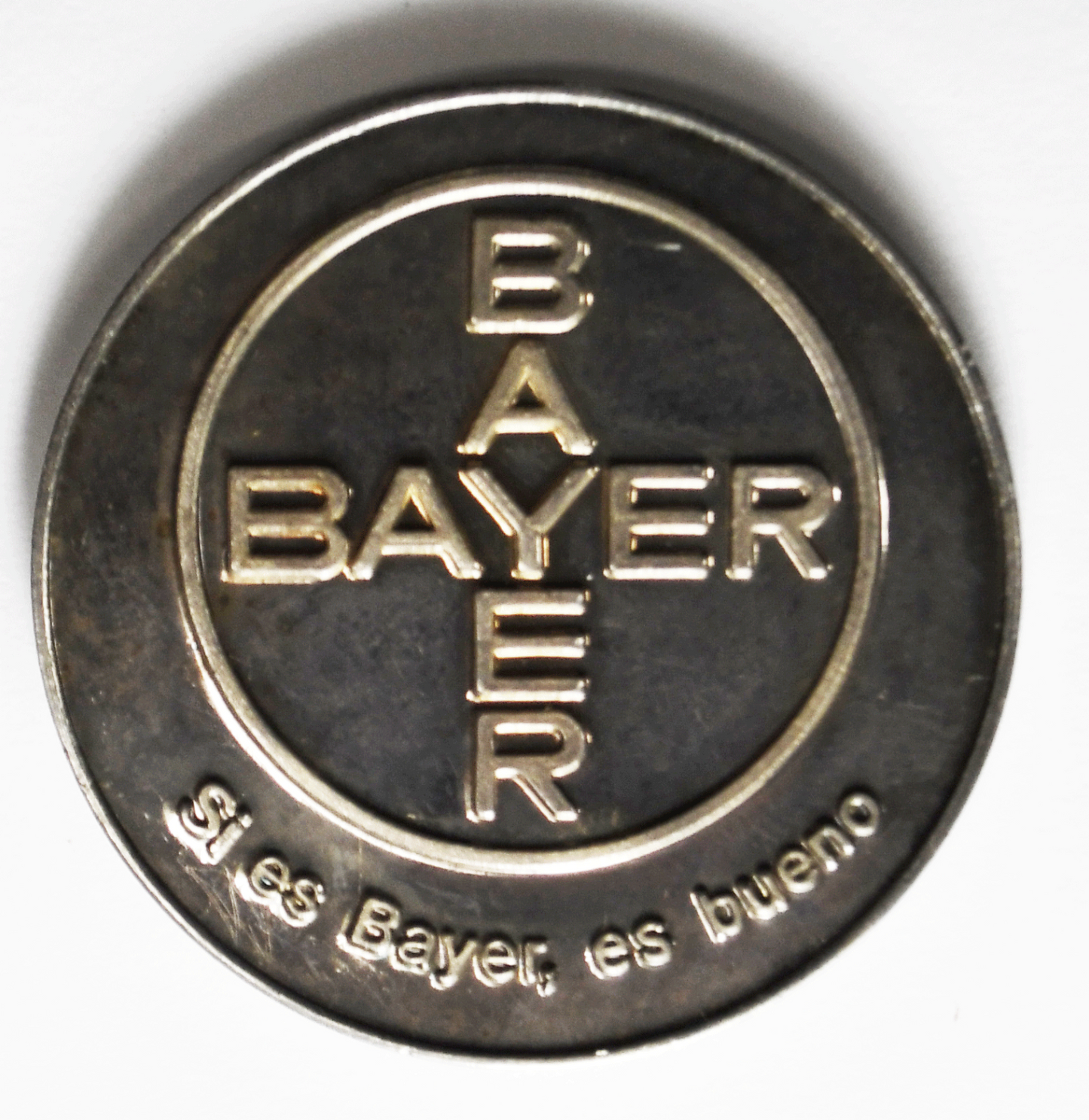 1991 Mexico Bayer 70 Years Commemorative Silver 41mm Medal 33g