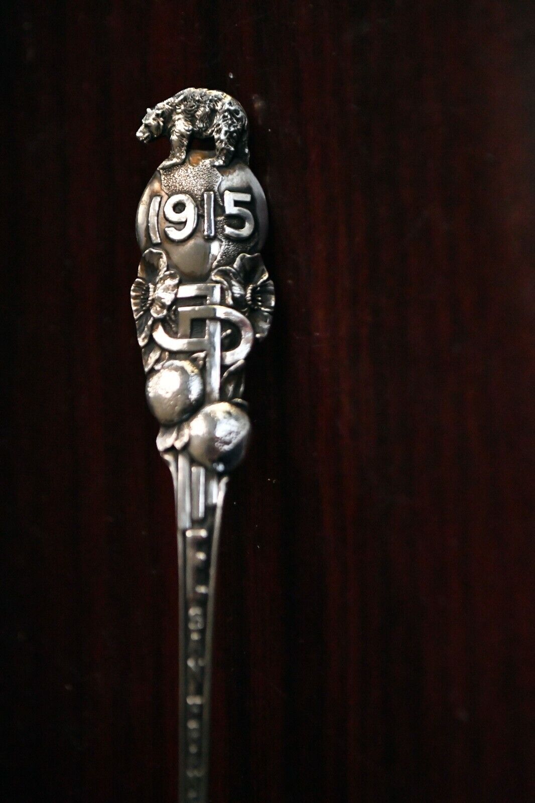 1915 Panama Pacific Exposition Sterling 5 3/8" Souvenir Spoon .53 oz. San Fran