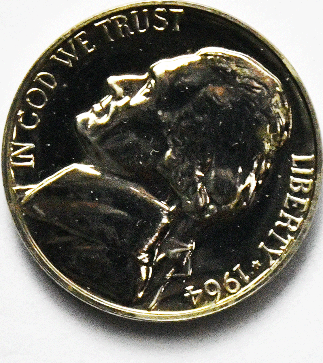 1964 5c Jefferson Proof Nickel Five Cents Gem Uncirculated