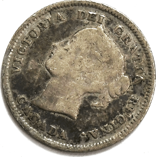 1888 Canada 5c Silver Five Cents KM# 2