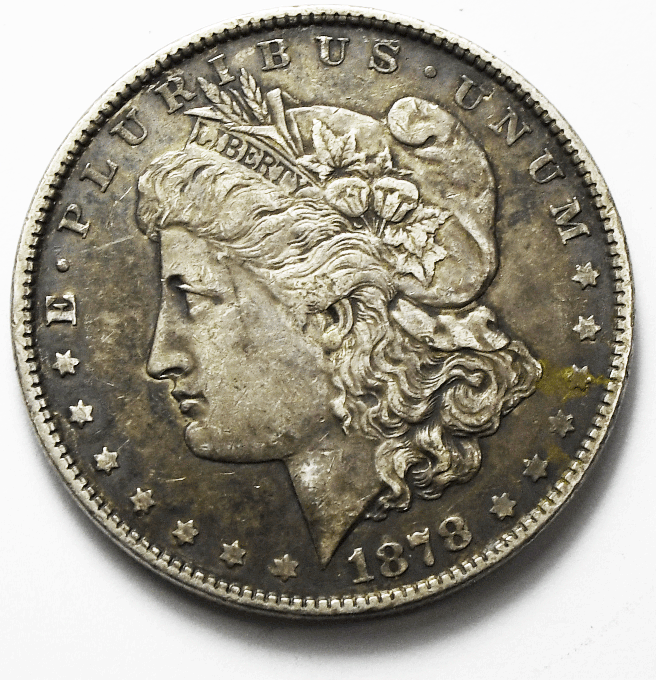 1878 7TF $1 Morgan Silver One Dollar Philadelphia VAM 121