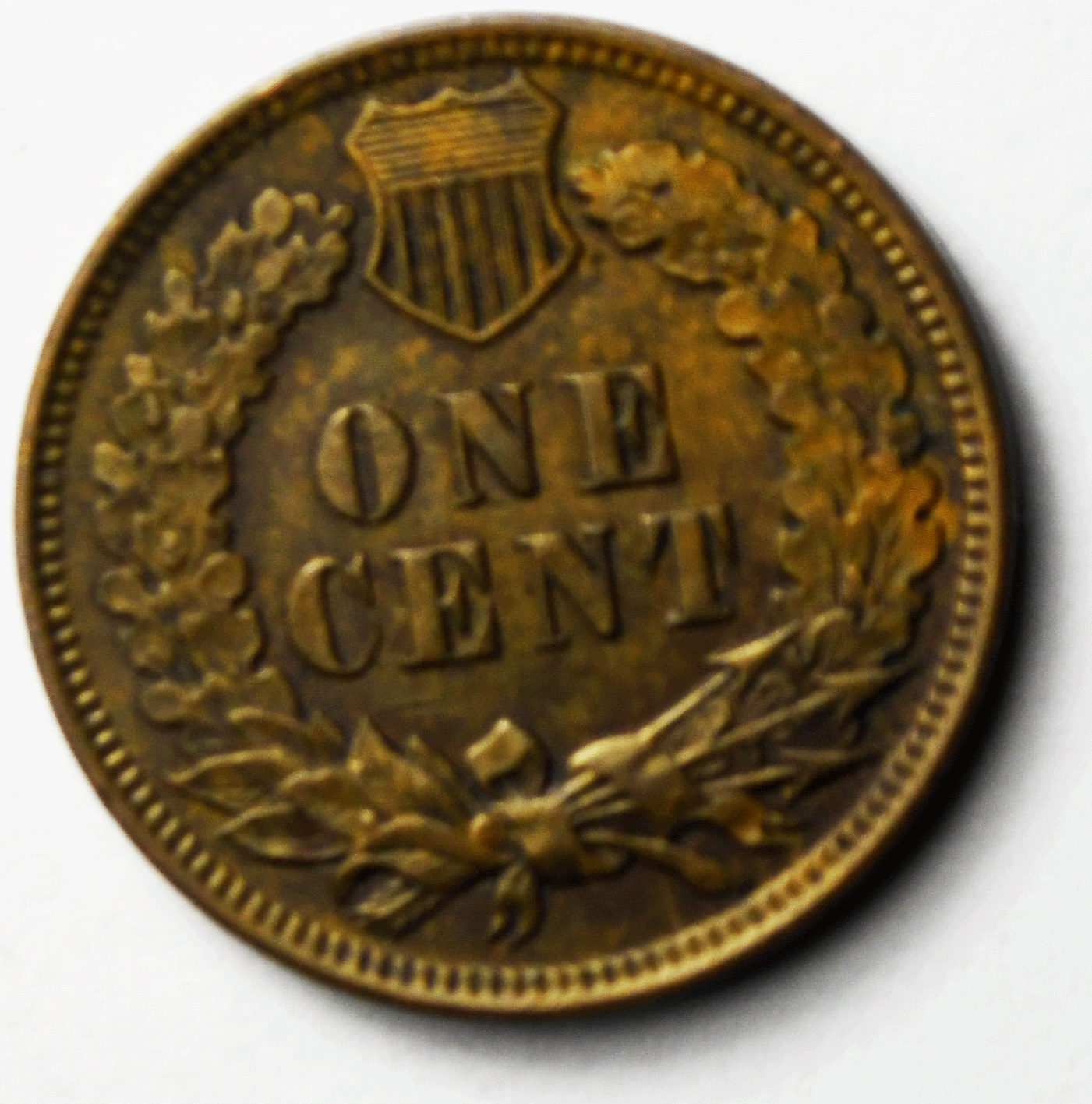 1904 1c Indian Head Penny One Cent US Philadelphia AU