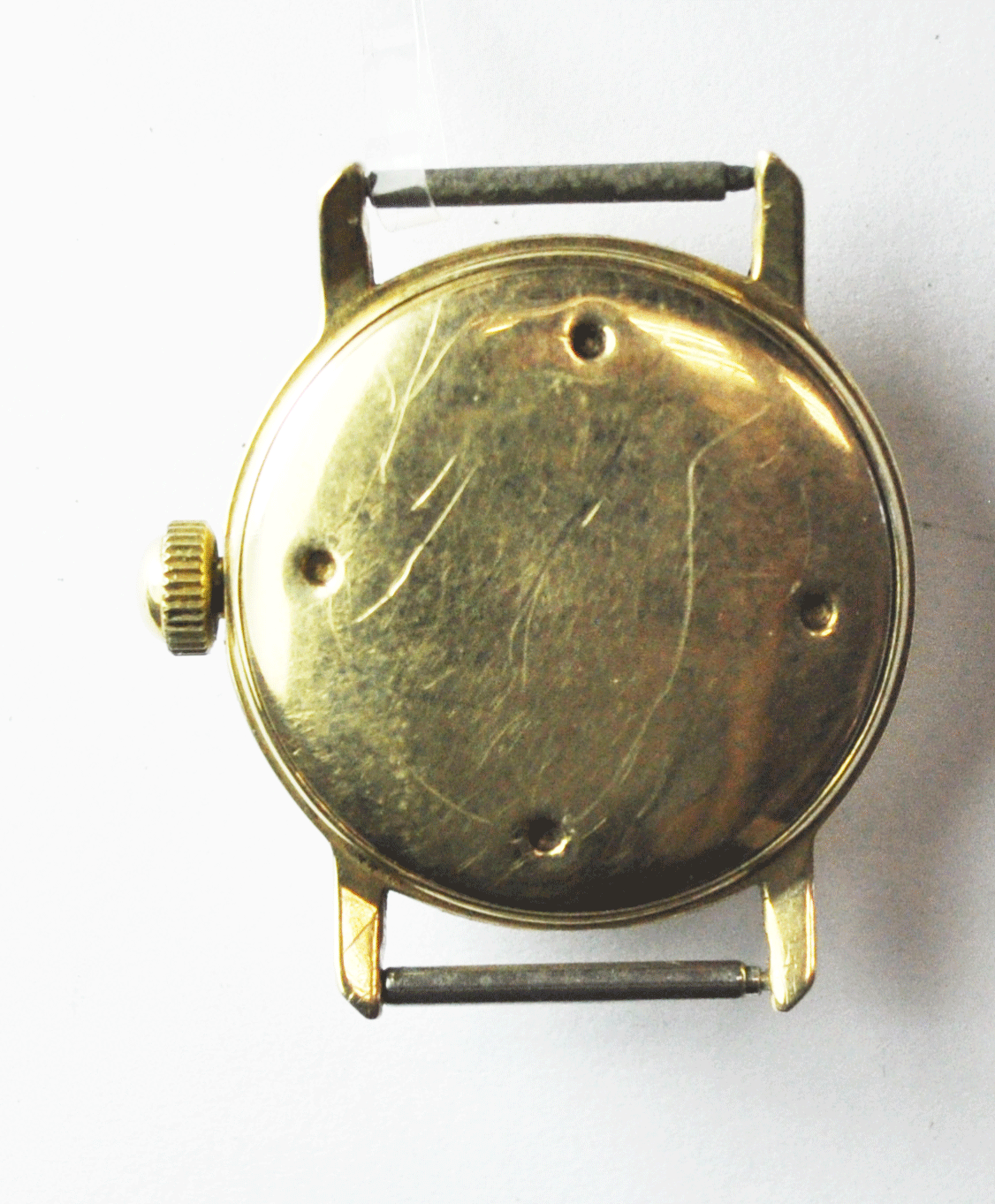 Vintage Men's Wittnauer Military 24hr Dial 14k Solid Gold 10TS 30mm Wristwatch