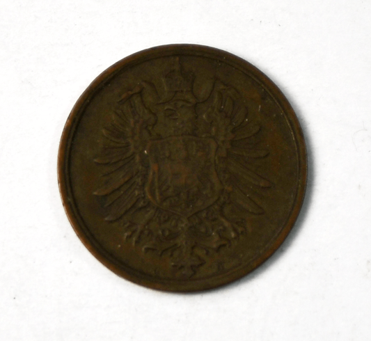 1874 G Germany Empire 2 Two Pfennig KM# 2