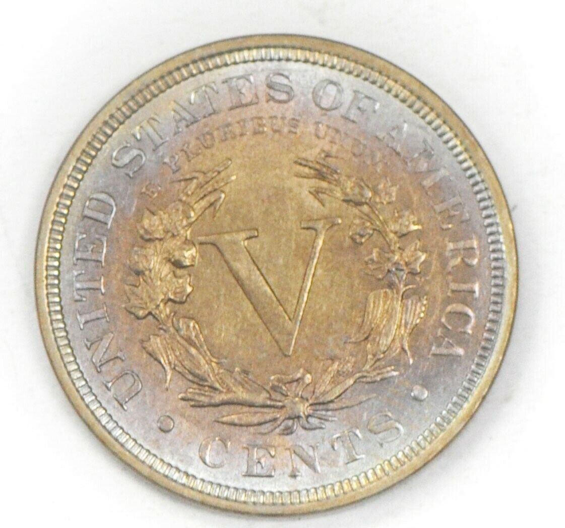 1899 5c V Liberty Nickel Five Cents US Philadelphia AU