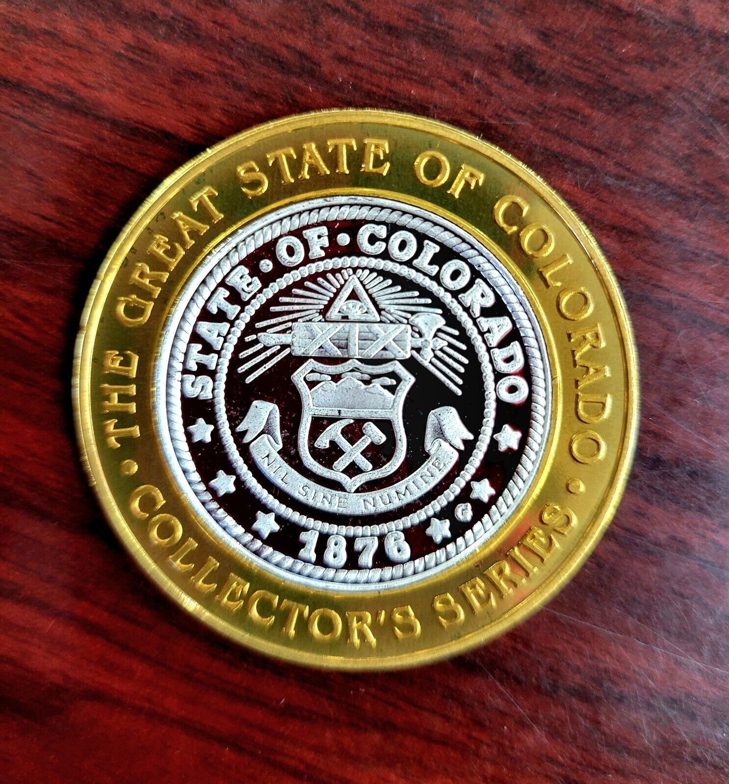 State of Colorado Lark Bunting .999 Fine Silver Collectors Series Token
