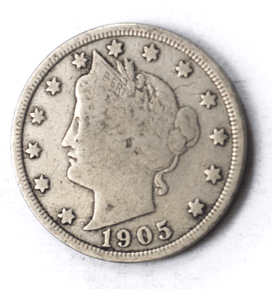 1905 5c V Liberty Nickel Five Cents Rare US Philadelphia