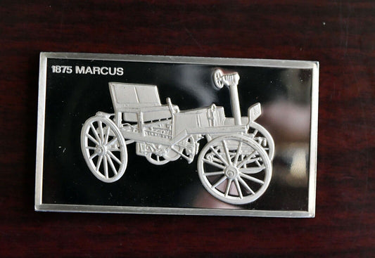 1875 Marcus Centennial Car Ingot Collection 1000 Grain Sterling Franklin Mint