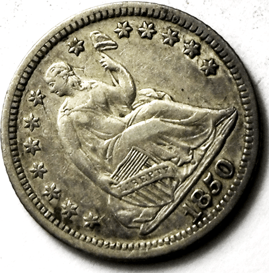 1850 H10c Seated Liberty Silver Half Dime Philadelphia