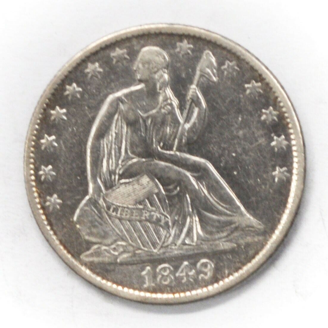 1849 O 50c Seated Liberty Silver Half Dollar Fifty Cents New Orleans XF