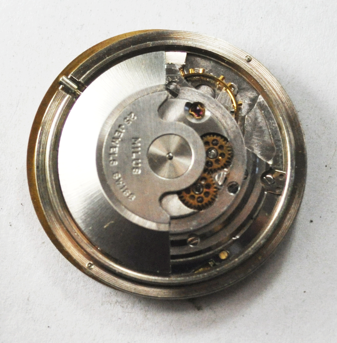 Bucherer Automatic Archimedes Date GEP Wristwatch 34mm Date Milus 25J 2472