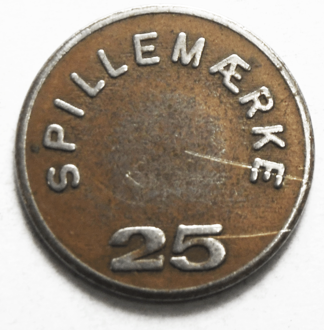 25 Spillemærke  Dansk Automat Branche Forening Denmark 23mm