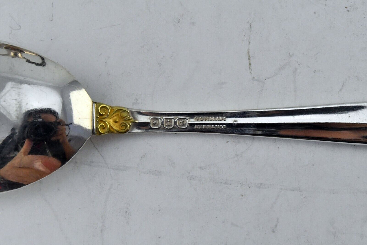 Hispana-Sovereign "Gold" by Gorham Sterling Silver 6' Sugar Spoon 1oz.