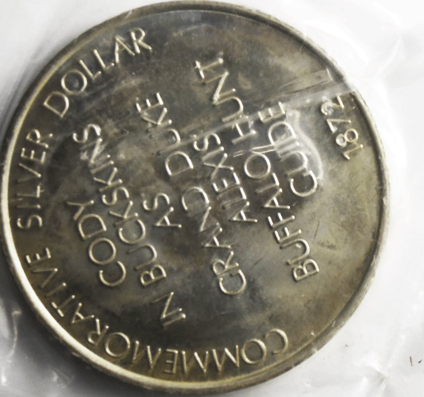 1978 Buffalo Bill Cody Days Leavenworth KS Proof 40mm 27g Sterling Silver