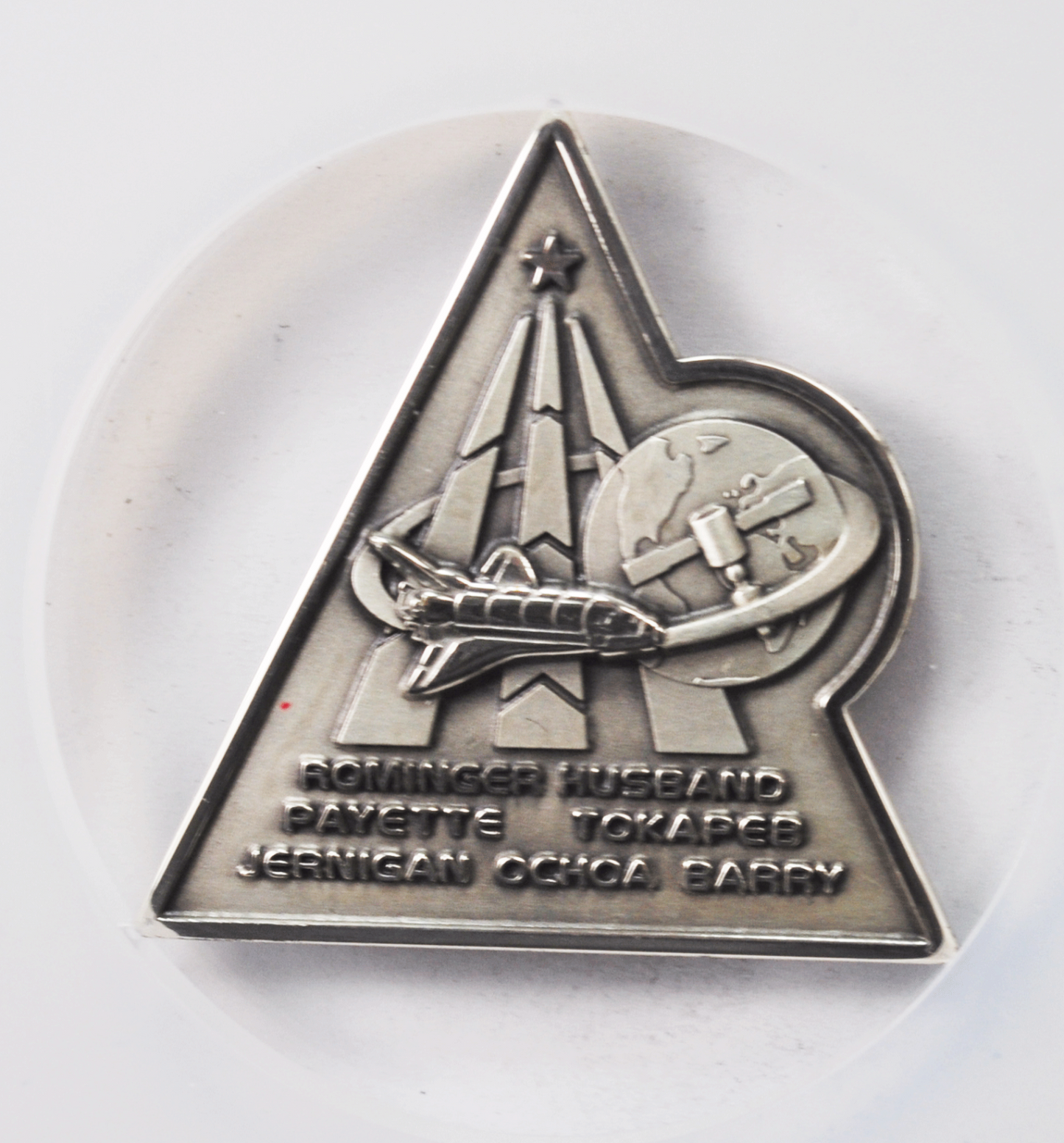 1999 STS-96 Robbins Silver Space Medal Unflown #107 NGC MS66 Dicovery