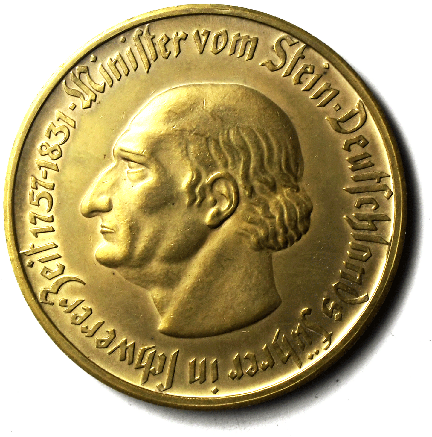 1923 Germany Westphalia 10,000 Mark 44mm Coin