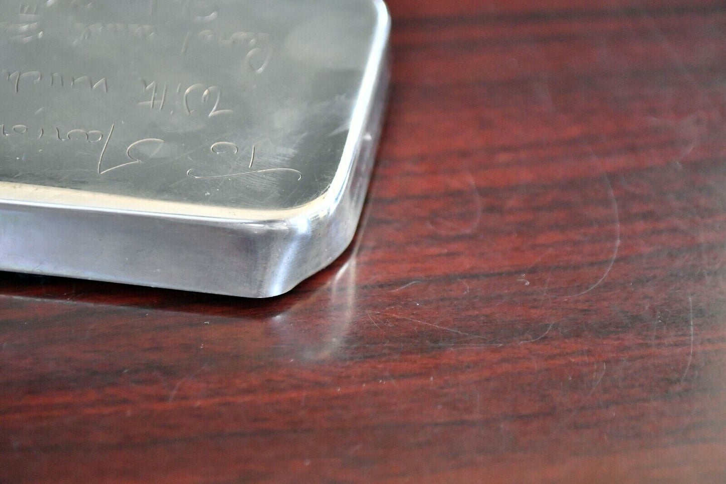 Tiffany & Co. Sterling Silver 925-1000 Vintage Heavy Paperweight 4" x 2 3/4"