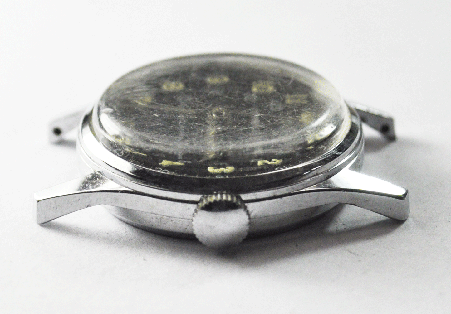 Vintage Tops All Military Wristwatch Black 24hr Dial 8800 Criterion 29mm