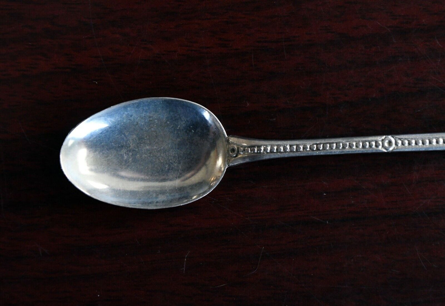 Vatican Enameled Souvenir Spoon .800 Fine Silver 4 1/8"