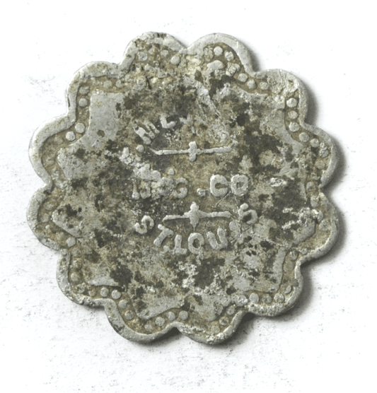 Vintage St Louis 5c Trade Manufacturing Token 26mm Aluminum