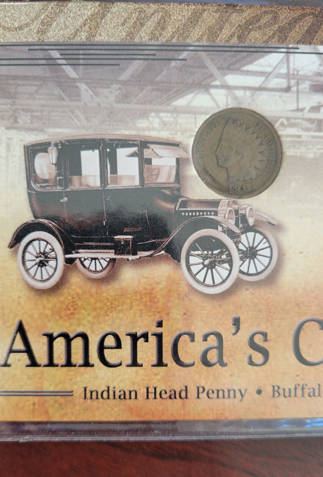 America's Classic Coins 1901 Indian Head Cent, 1936 Buffalo Nickel, 1911 Nickel