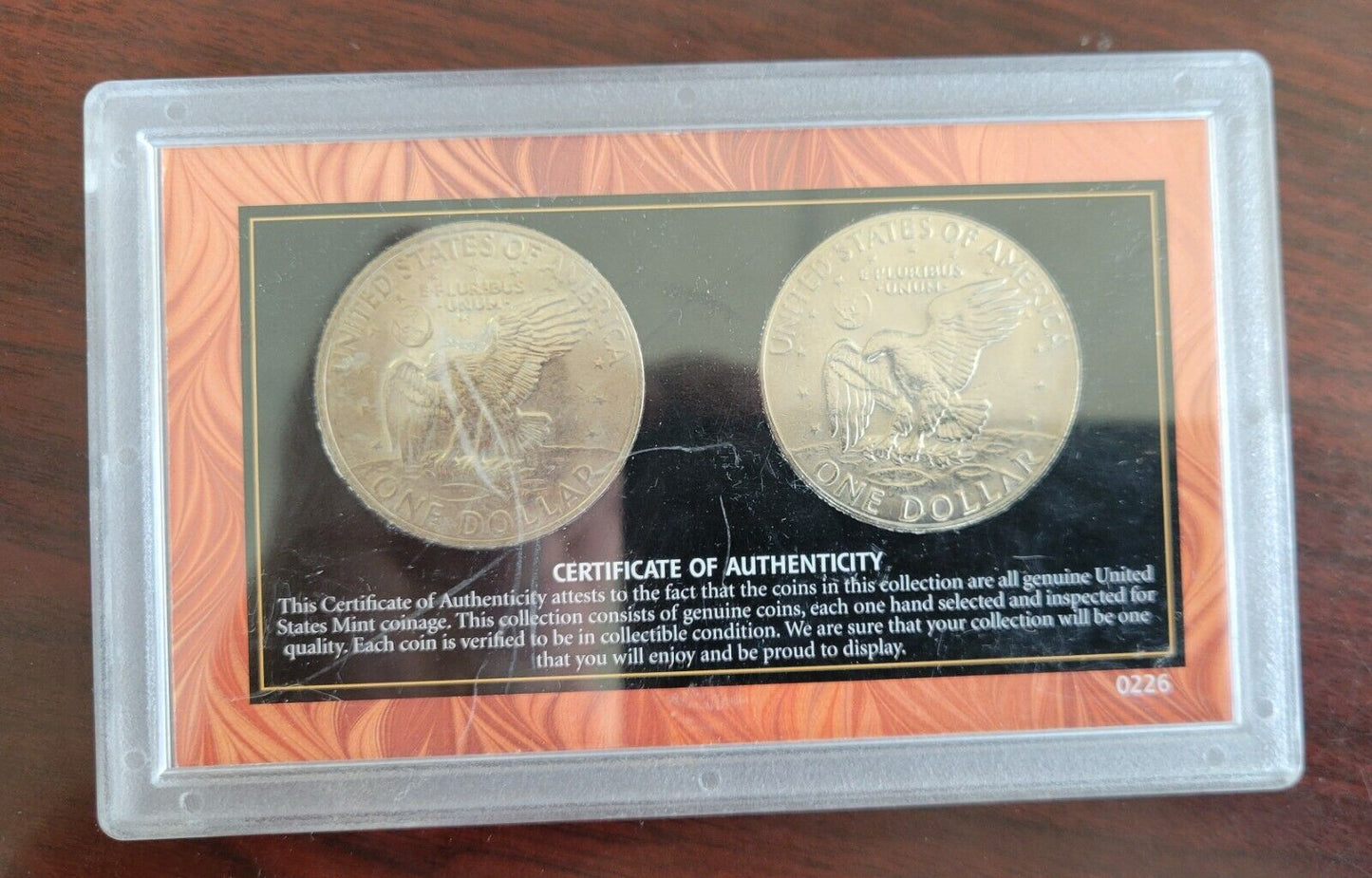 1971-1978 First &Last Eisenhower Ike Dollar Collection Set wCOA