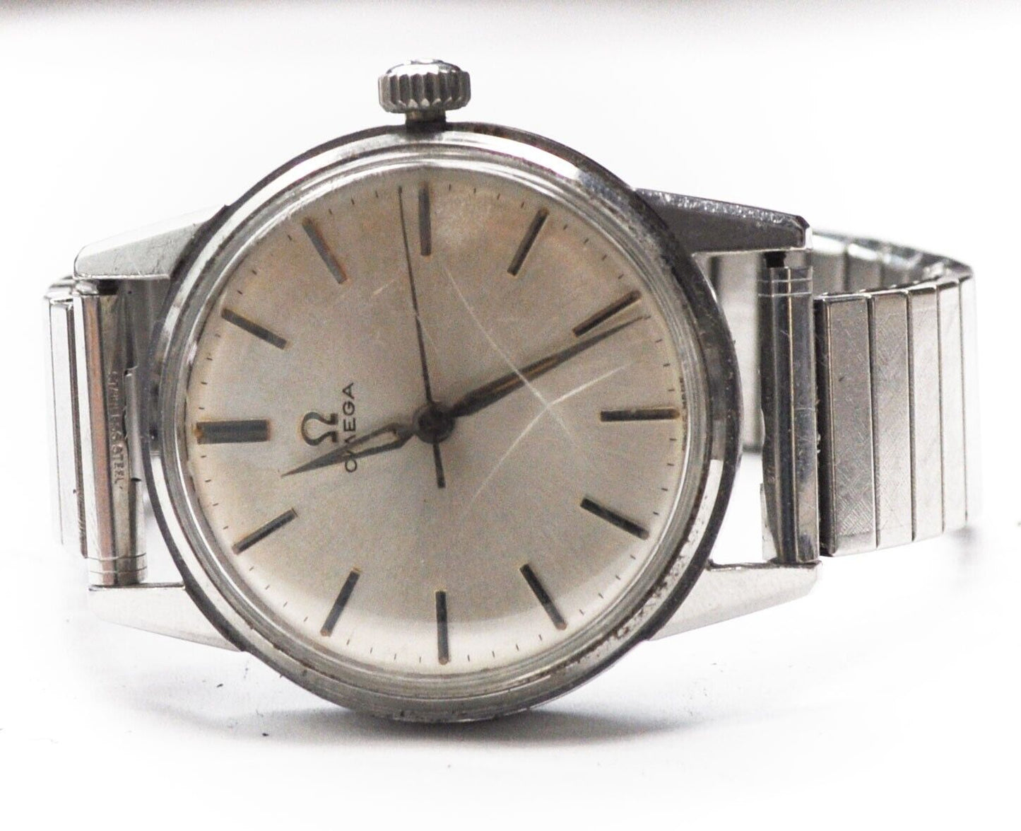 1961 Men's Omega 14390-62 35mm Stainless Steel Wristwatch Manual Wind 285