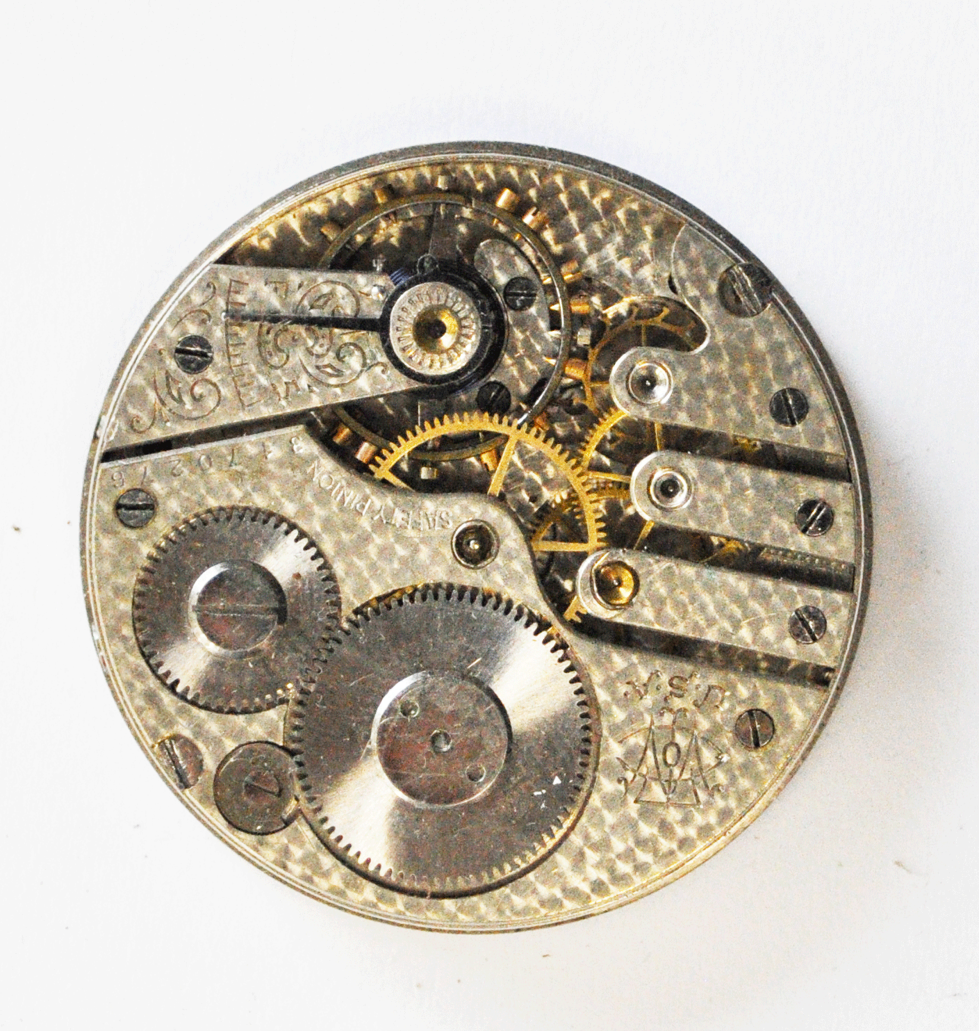 Trenton Size 16  Pocket Watch Movement Parts Repair