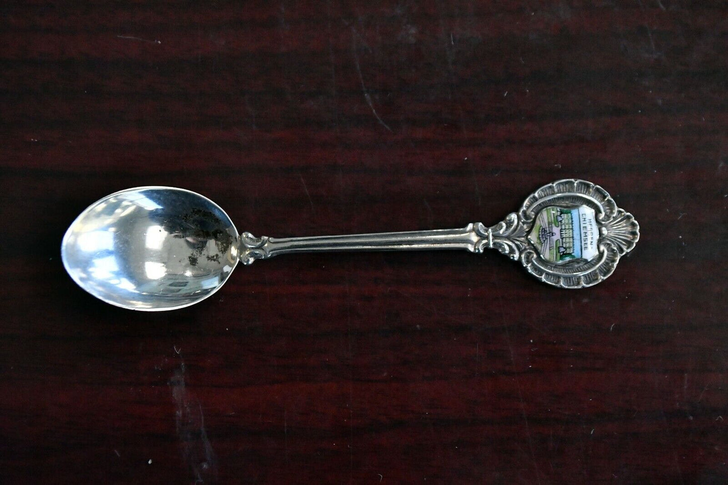 Herrenchiemsee Germany .800 Fine Silver 4" Souvenir Spoon .34 oz.
