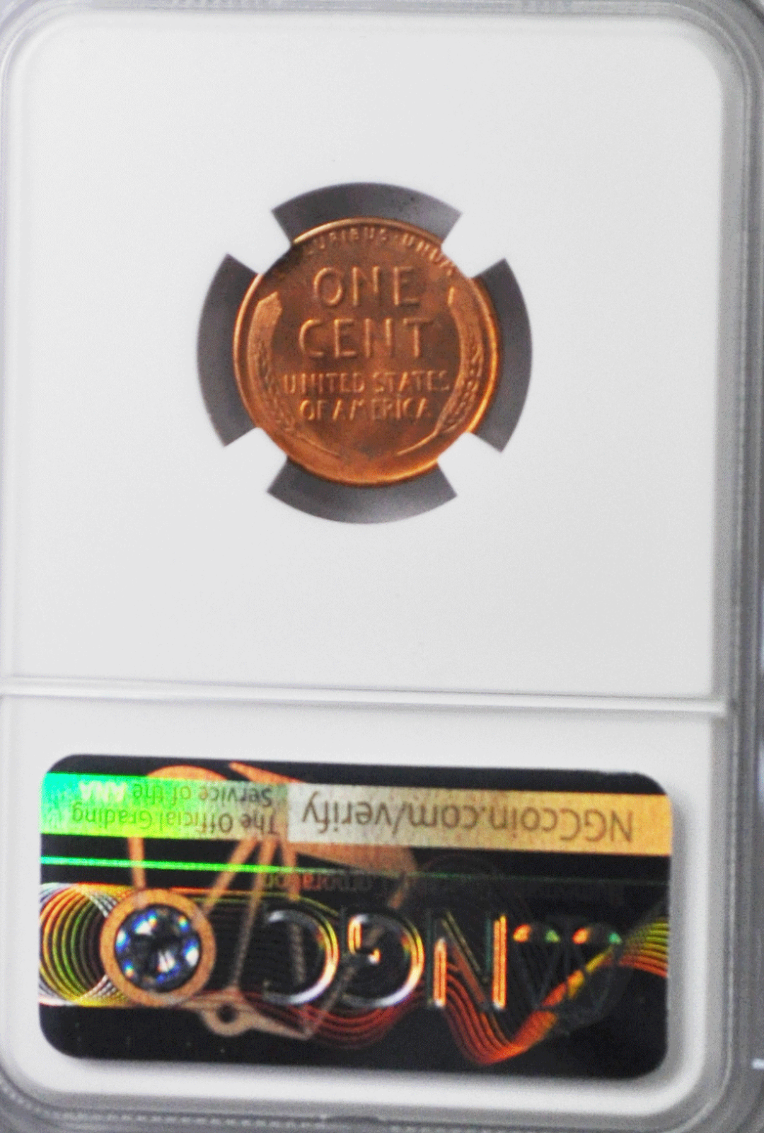 1944 D/D 1c Lincoln One Cent Wheat Cent NGC MS 65 RD VP-009