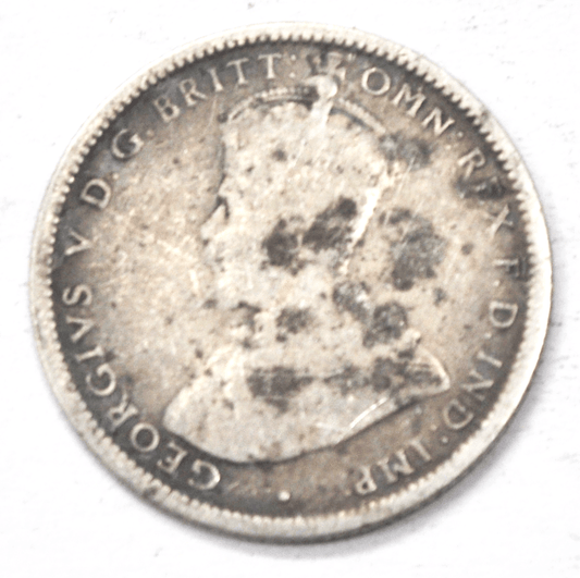1911 Australia Silver One Shilling Coin KM# 666