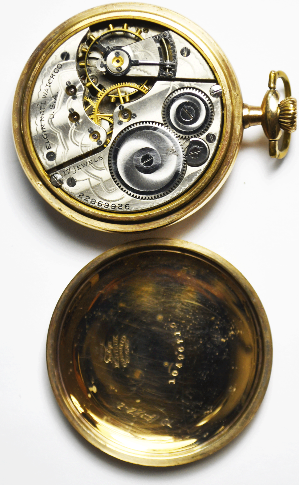 1920 Elgin Size 16 Grade 387 OF 20yr GF Pocket Watch