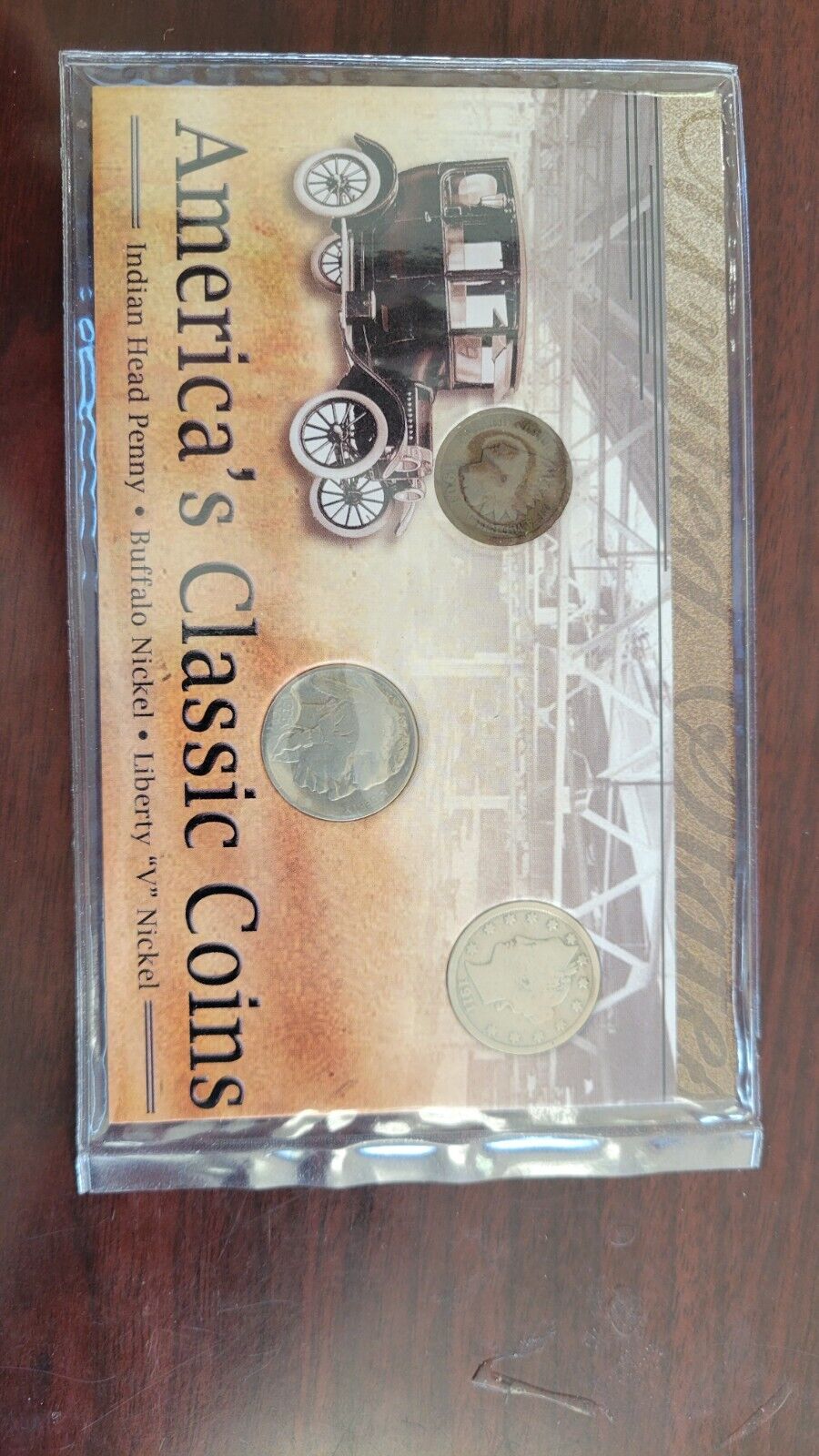 America's Classic Coins 1901 Indian Head Cent, 1936 Buffalo Nickel, 1911 Nickel