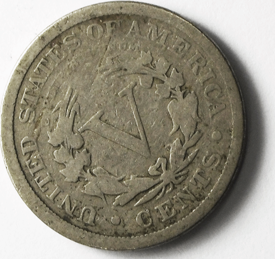 1892 5c V Liberty Nickel Five Cents Rare US Philadelphia