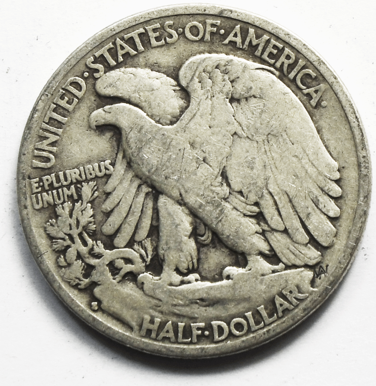 1933 S 50c Walking Silver Half Dollar Fifty Cents San Francisco