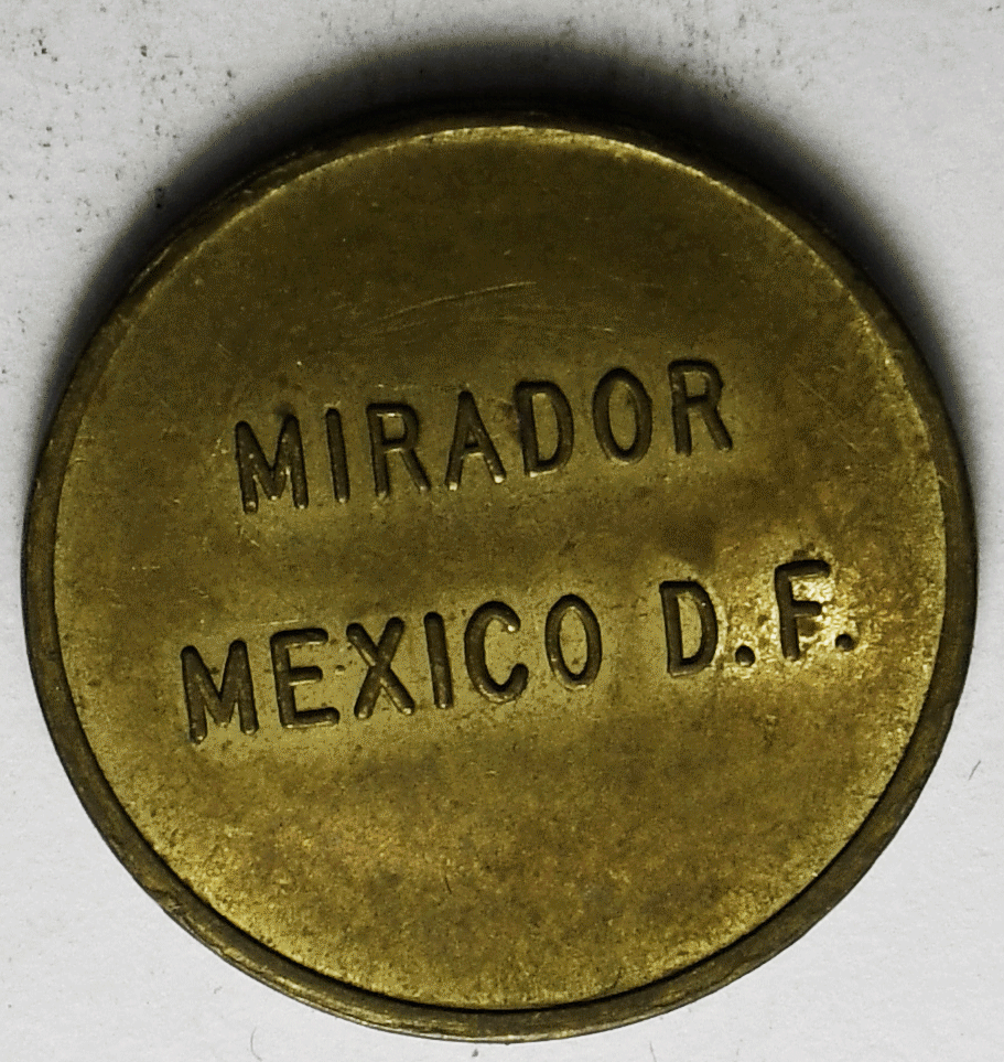 Mexico City Mirador Observation Tower Token Torre Latinoamericana 21mm