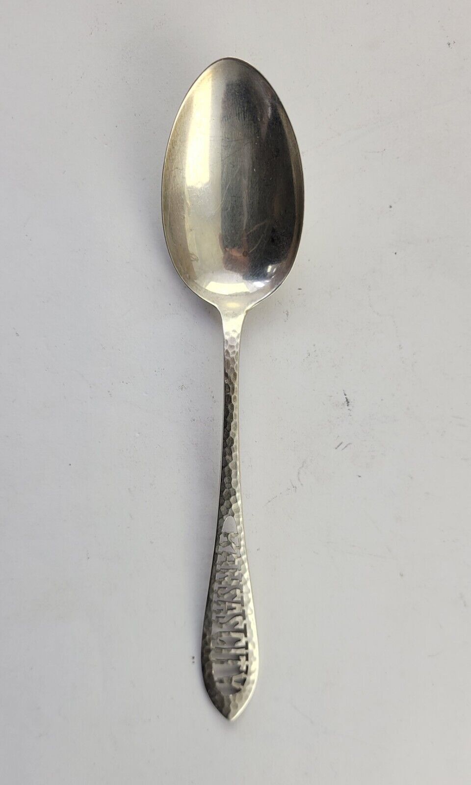 Kansas City Mo KS  5 1/2" Sterling Silver  Souvenir Spoon .42oz by Weidlich
