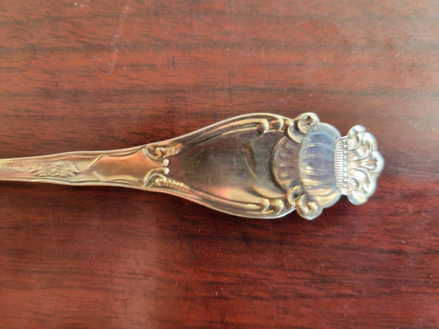 Spartan by Manchester 7 Tine Goldwash Sterling 4 1/4" Sardine Fork .44oz.